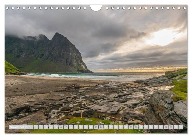 Produktbild: Norway / UK-Version (Wall Calendar 2027 DIN A4 landscape), CALVENDO 12 Month Wall Calendar