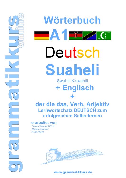 Produktbild: W&ouml;rterbuch Deutsch - Suaheli Kiswahili - Englisch