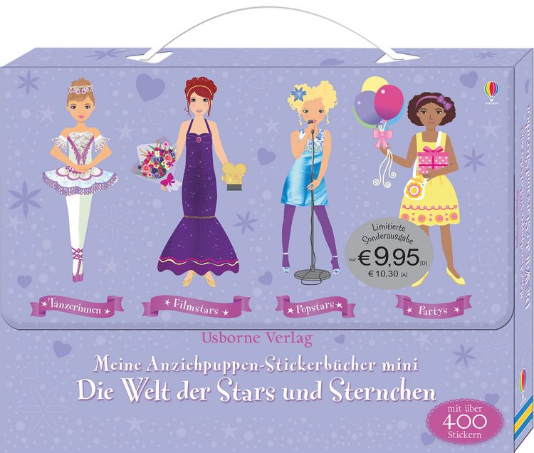 Produktbild: Meine Anziehpuppen-Stickerb&uuml;cher mini: Die Welt der Stars und Sternchen