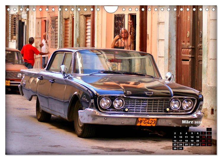 Produktbild: Oldtimer Hits 1960 (Wandkalender 2026 DIN A4 quer), CALVENDO Monatskalender