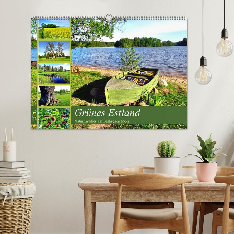 Produktbild: Gr&uuml;nes Estland - Naturparadies am Baltischen Meer (Wandkalender 2026 DIN A2 quer), CALVENDO Monatskalender