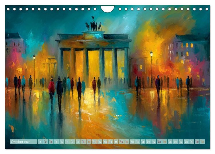 Produktbild: Visionen aus Linie und Raum (Wandkalender 2027 DIN A4 quer), CALVENDO Monatskalender