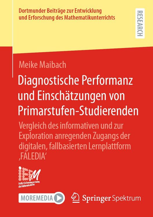 Produktbild: Diagnostische Performanz und Einsch&auml;tzungen von Primarstufen-Studierenden