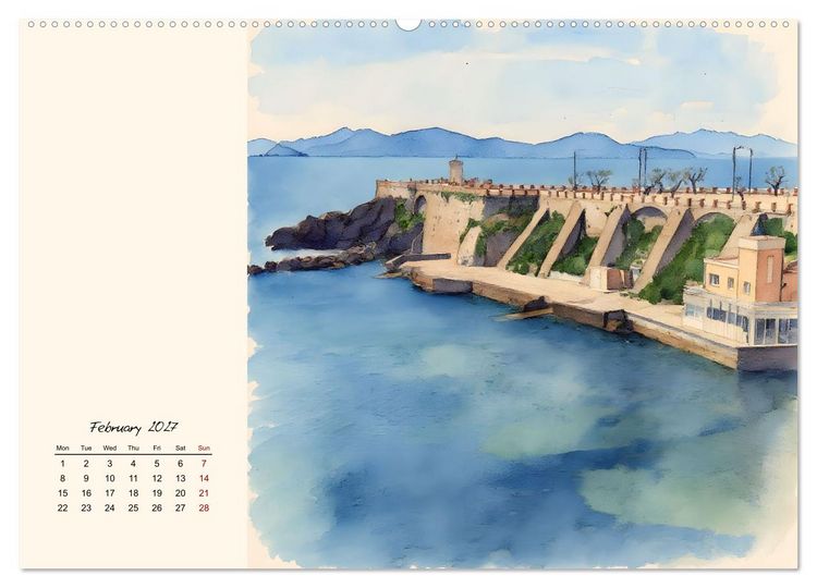 Produktbild: Round trip through Tuscany (High Quality Premium Wall Calendar 2027 DIN A2 landscape),CALVENDO 12 Month Wall Calendar
