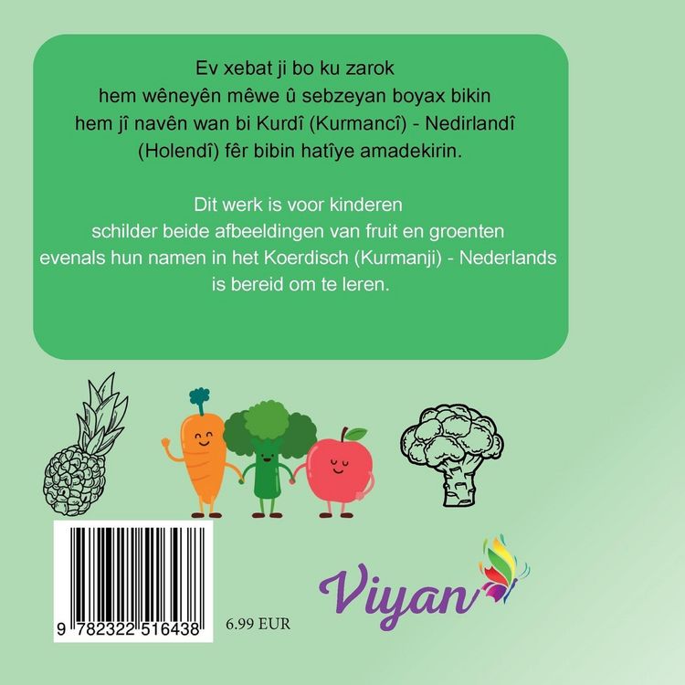 Produktbild: Lav&icirc;n m&ecirc;we &ucirc; sebzeyan boyax dike &ucirc; Kurd&icirc; (Kurmanc&icirc;) - Nedirland&icirc; f&ecirc;r dibe