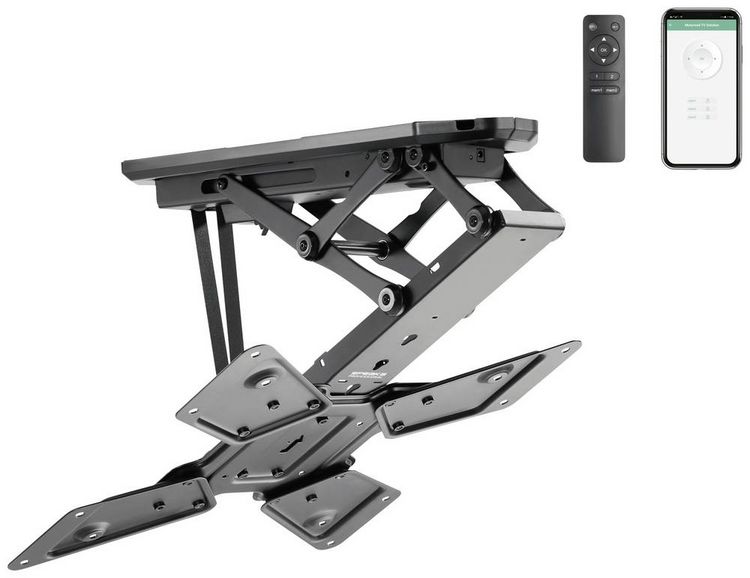 Produktbild: SpeaKa Professional SP-TVCM-510 TV-Deckenhalterung 58,4cm (23\") - 139,7cm (55\") elektrisch motorisiert, Neigbar, App-Steuerung