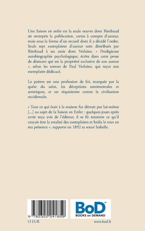 Produktbild: Une saison en enfer