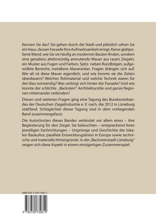 Produktbild: Die Backsteinstadt L&uuml;neburg