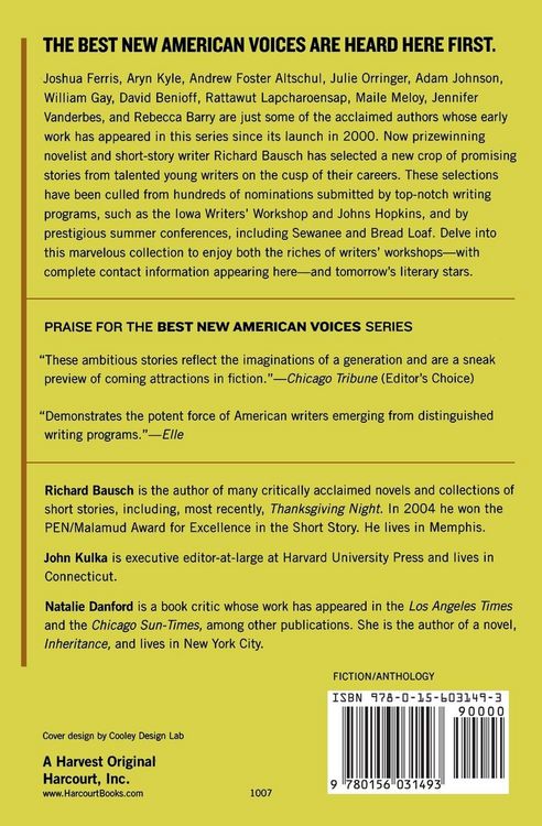 Produktbild: Best New American Voices