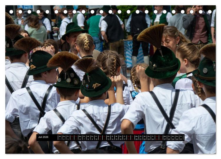 Produktbild: Maibaum aufstellen (Tischkalender 2026 DIN A5 quer), CALVENDO Monatskalender
