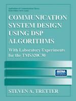 Produktbild: Communication System Design Using DSP Algorithms