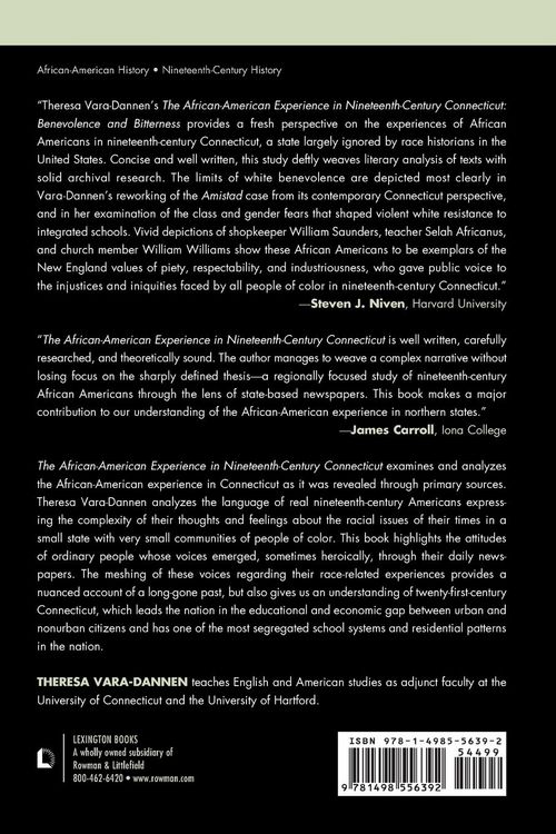 Produktbild: African-American Experience in Nineteenth-Century Connecticut