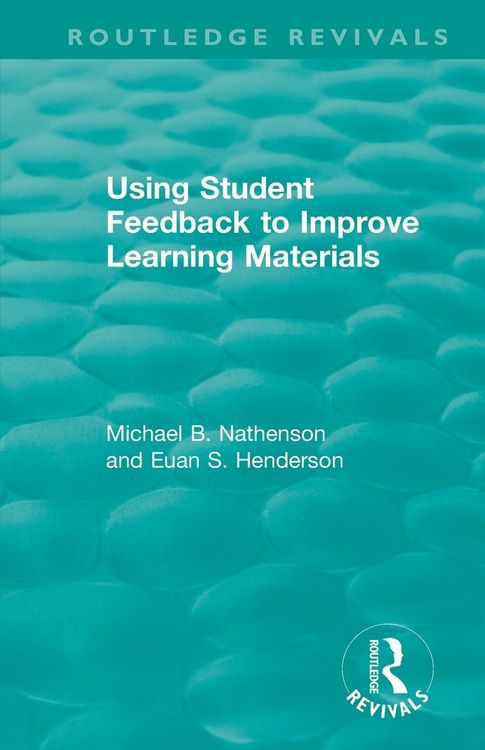 Produktbild: Using Student Feedback to Improve Learning Materials