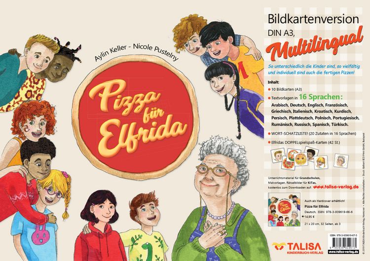 Produktbild: Pizza f&uuml;r Elfrida - Bildkartenversion (A3, Multilingual)