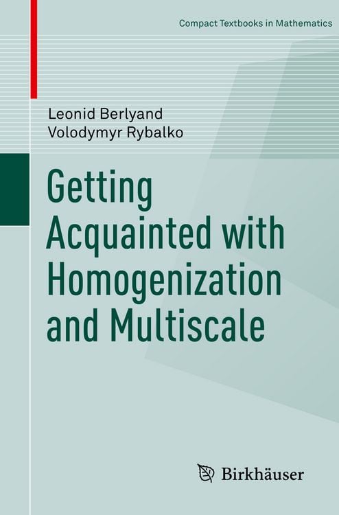 Produktbild: Getting Acquainted with Homogenization and Multiscale