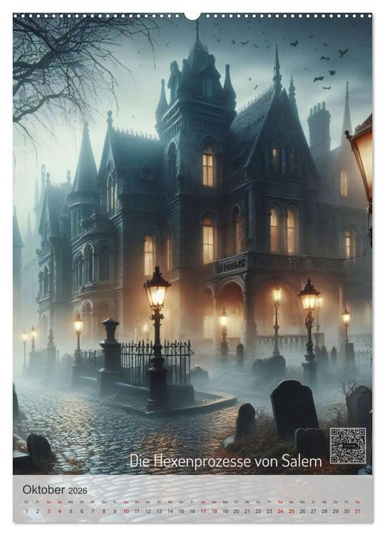 Produktbild: True Crime - Schatten der Vergangenheit (hochwertiger Premium Wandkalender 2026 DIN A2 hoch), Kunstdruck in Hochglanz