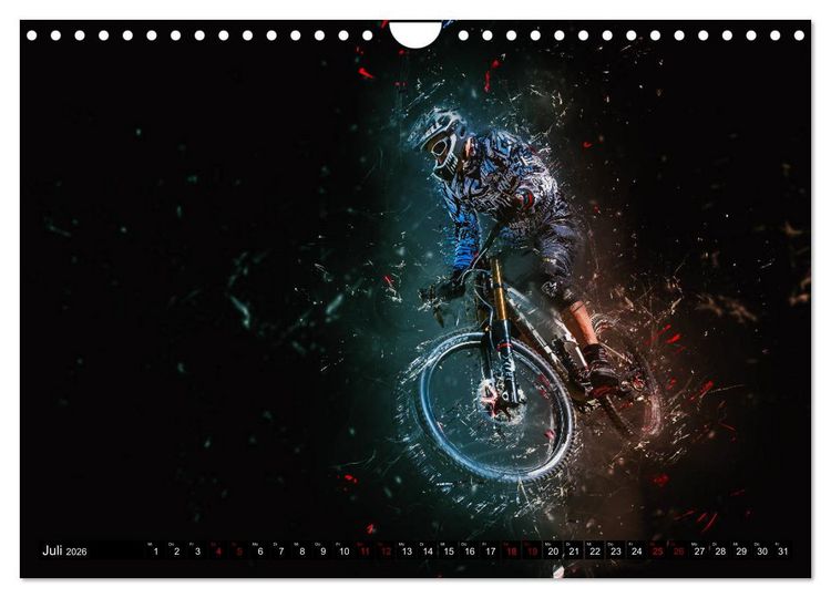 Produktbild: Downhill Explosion (Wandkalender 2026 DIN A4 quer), CALVENDO Monatskalender