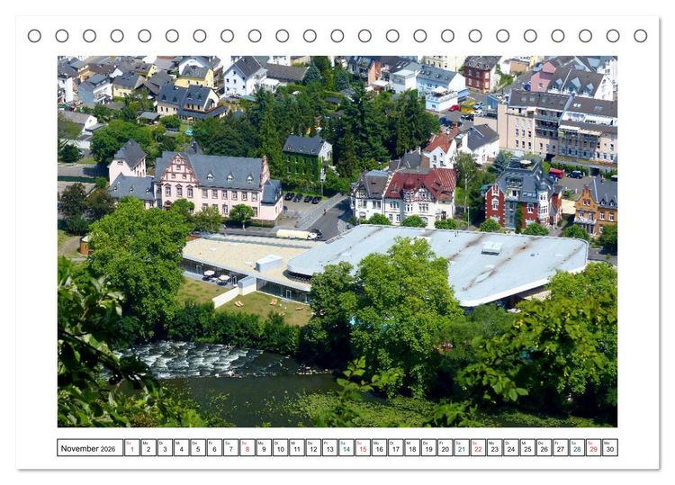 Produktbild: Bad Ems - Kurort und Kaiserbad an der Lahn (Tischkalender 2026 DIN A5 quer), CALVENDO Monatskalender