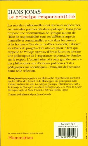 Produktbild: Le principe responsabilit&eacute;