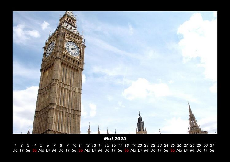 Produktbild: London 2025 Fotokalender DIN A3