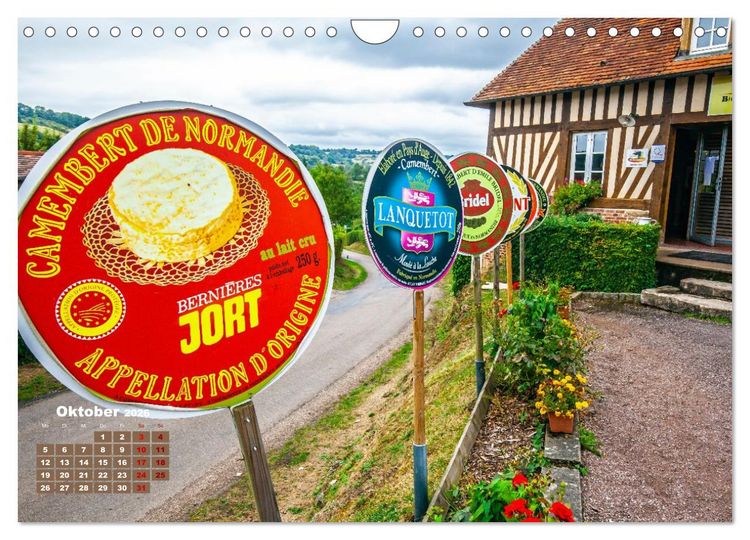 Produktbild: Reiseziel Normandie (Wandkalender 2026 DIN A4 quer), CALVENDO Monatskalender