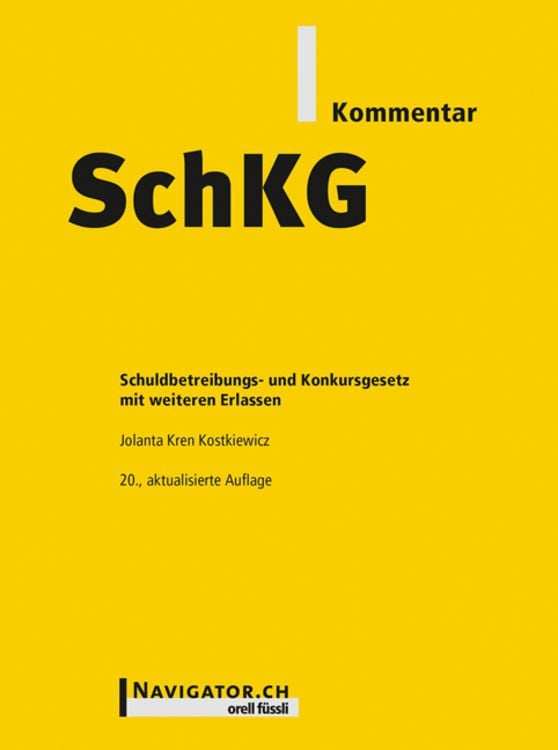 Produktbild: SchKG Kommentar