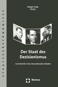 Produktbild: Der Staat des Dezisionismus