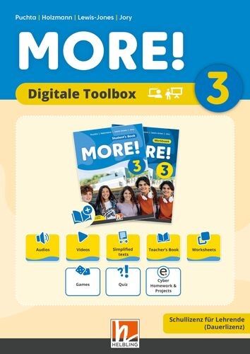 Produktbild: MORE! 3 (Lehrplan 2023) | Digitale Toolbox SL