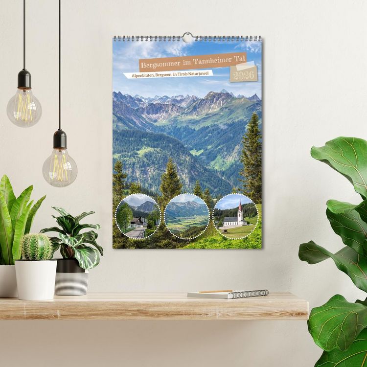 Produktbild: Bergsommer im Tannheimer Tal (Wandkalender 2026 DIN A3 hoch), CALVENDO Monatskalender