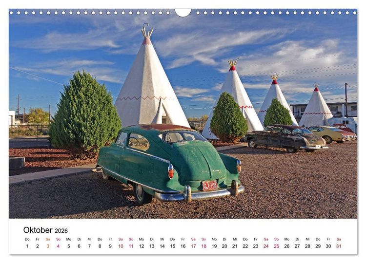 Produktbild: AMERIKA RUNDREISE Bildsch&ouml;n und Aufregend. Entdecke den S&uuml;dwesten der USA (Wandkalender 2026 DIN A3 quer), CALVENDO Monatskalender