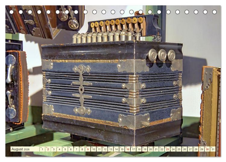 Produktbild: Concertina und Bandoneon (Tischkalender 2026 DIN A5 quer), CALVENDO Monatskalender