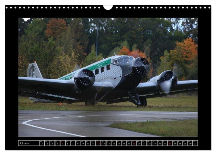 Produktbild: JU-AIR Ju-52 (Wandkalender 2026 DIN A3 quer), CALVENDO Monatskalender