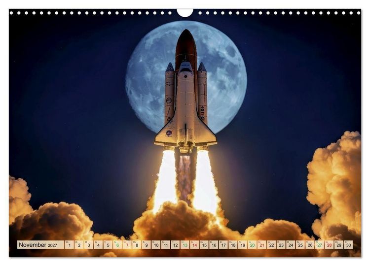 Produktbild: Mond Mission (Wandkalender 2027 DIN A3 quer), CALVENDO Monatskalender