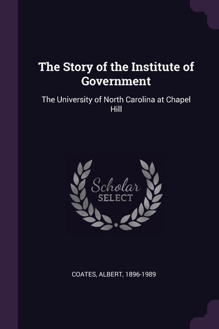 Produktbild: The Story of the Institute of Government