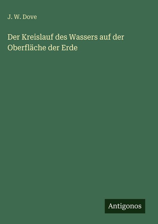 Produktbild: Der Kreislauf des Wassers auf der Oberfl&auml;che der Erde