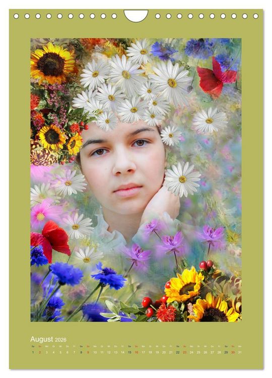 Produktbild: Blumen Melodie (Wandkalender 2026 DIN A4 hoch), CALVENDO Monatskalender