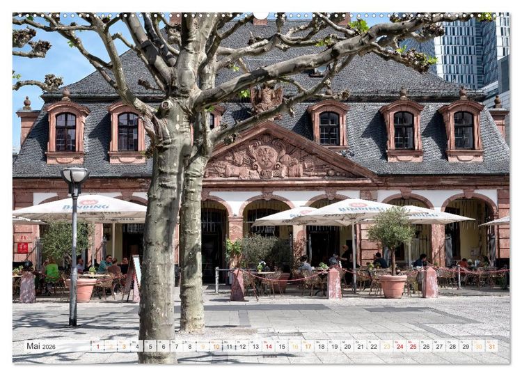 Produktbild: Besucht doch Frankfurt am Main (hochwertiger Premium Wandkalender 2026 DIN A2 quer), Kunstdruck in Hochglanz