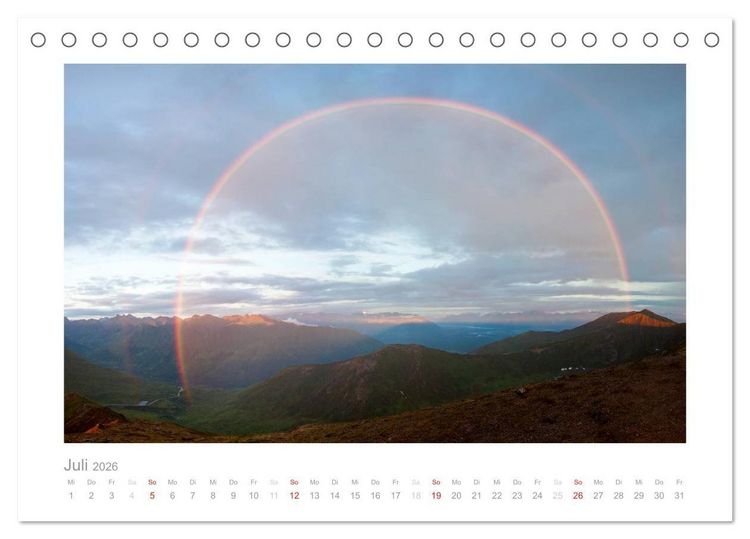 Produktbild: Alaska 2026 (Tischkalender 2026 DIN A5 quer), CALVENDO Monatskalender