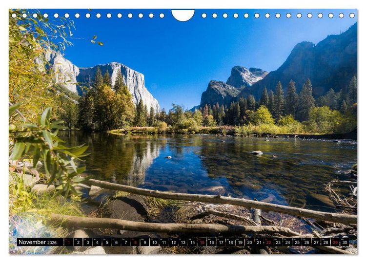 Produktbild: Entlang der Sierra Nevada (Wandkalender 2026 DIN A4 quer), CALVENDO Monatskalender