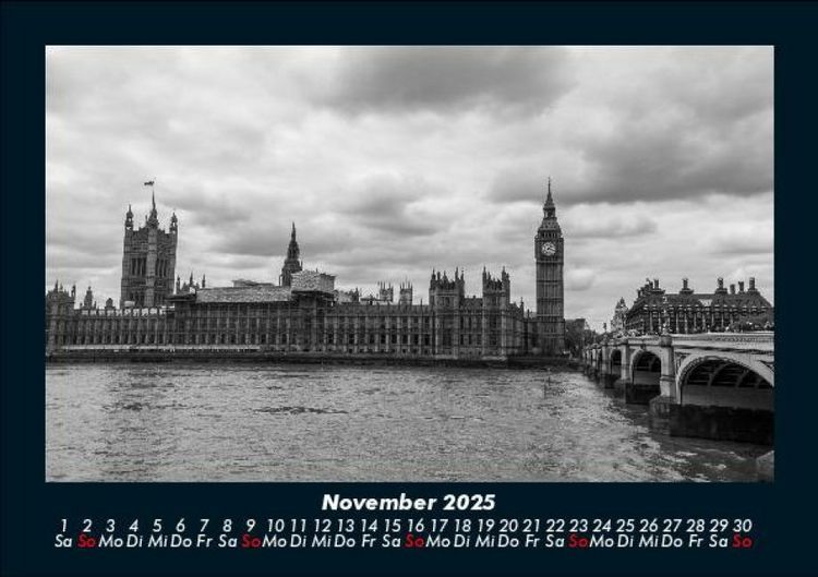 Produktbild: London 2025 Fotokalender DIN A5
