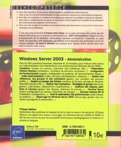 Produktbild: Windows Server 2003 Administration