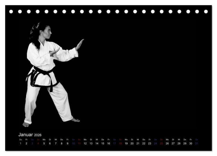 Produktbild: Traditionelles Taekwon-Do (Tischkalender 2026 DIN A5 quer), CALVENDO Monatskalender