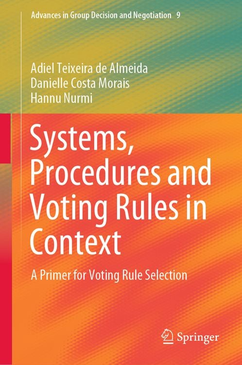 Produktbild: Systems, Procedures and Voting Rules in Context