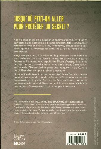 Produktbild: Tenebrae. Une enqu&ecirc;te de Rekke & Vargas