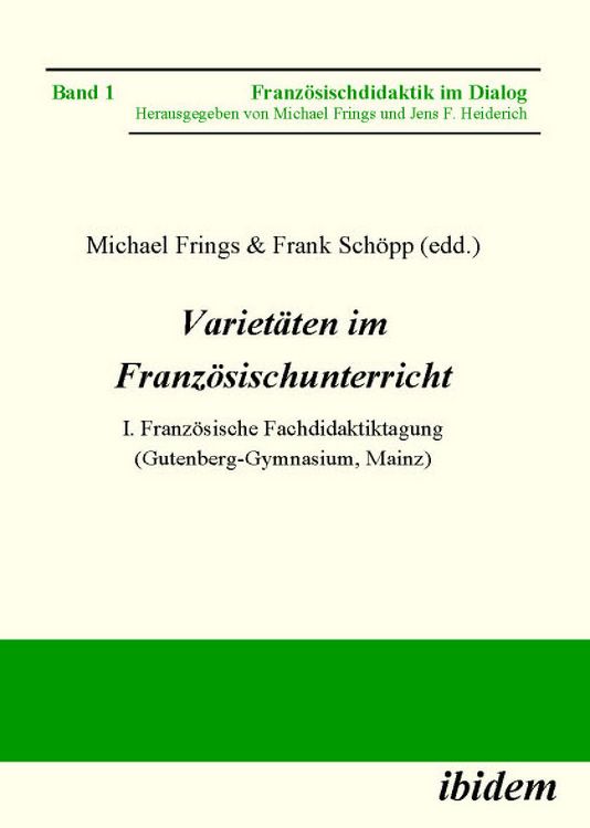 Produktbild: Variet&auml;ten im Franz&ouml;sischunterricht