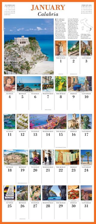 Produktbild: 365 Days in Italy Picture-A-Day(r) Wall Calendar 2026