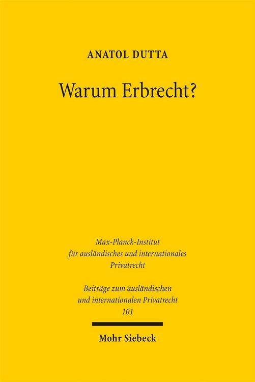 Produktbild: Warum Erbrecht?