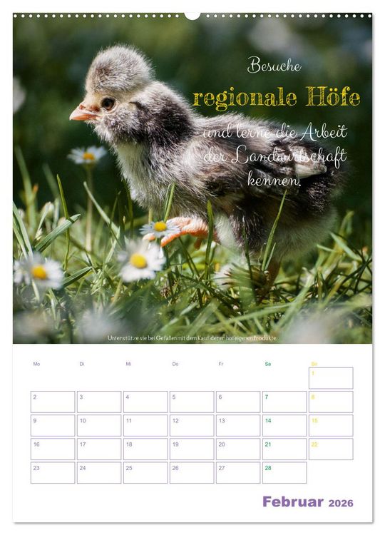 Produktbild: Tierische Challenges: F&uuml;r mehr Bewusstsein und mehr Tierschutz (Wandkalender 2026 DIN A2 hoch), CALVENDO Monatskalender