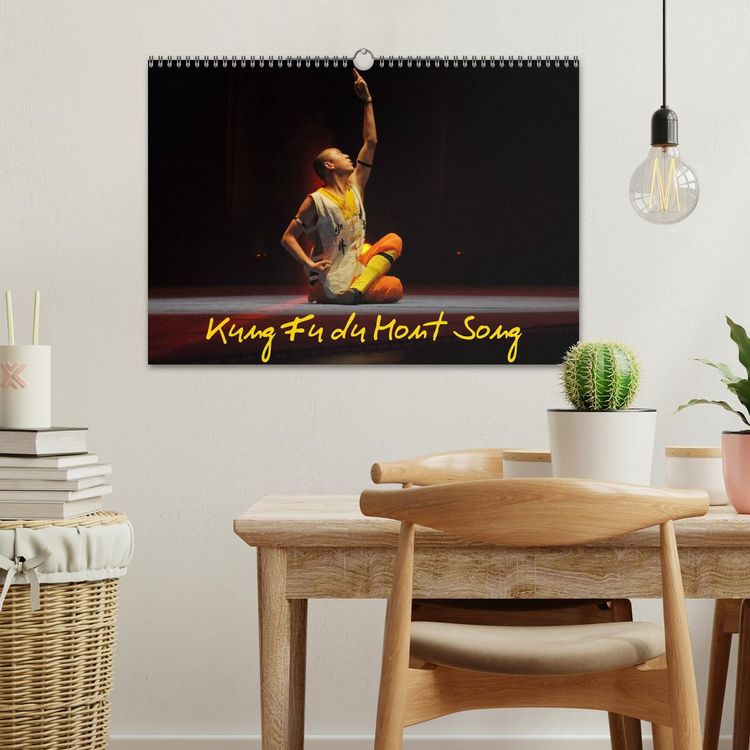 Produktbild: Kung Fu du Mont Song (Calendrier mural 2026 DIN A3 vertical), CALVENDO calendrier mensuel