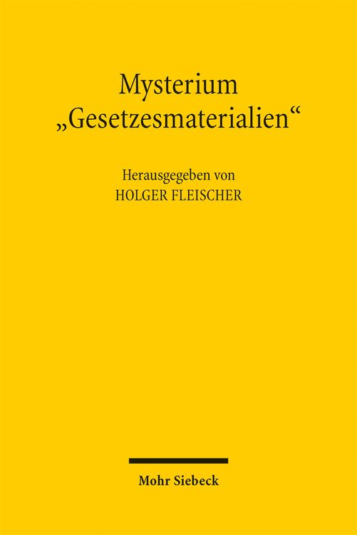 Produktbild: Mysterium "Gesetzesmaterialien"